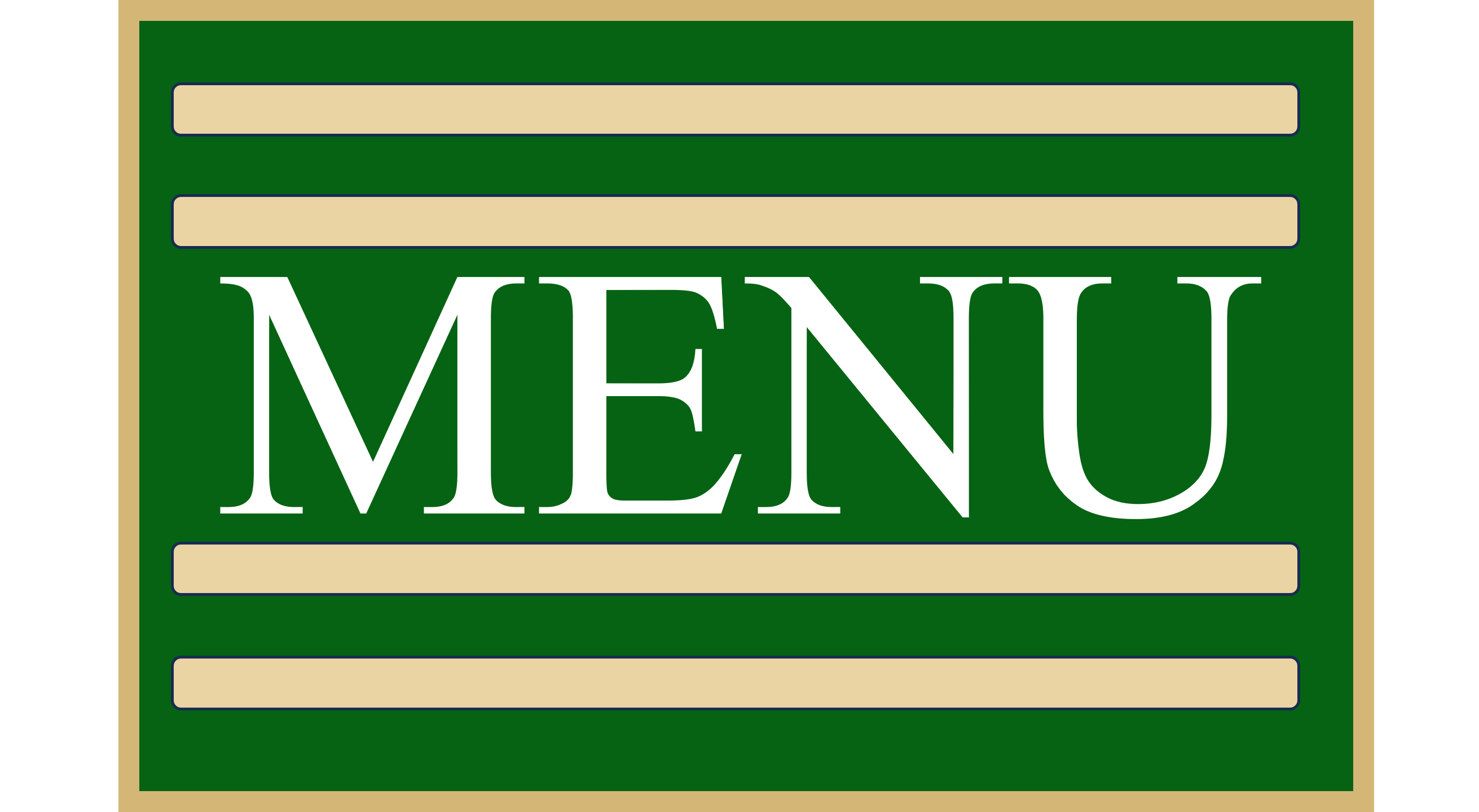 menu ouvre